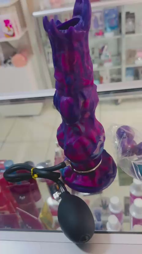 Dragon Egg XL™ Consolador Inflable de Fantasía con Ovipositor, 4 Huevos y Base de Succión Descripción