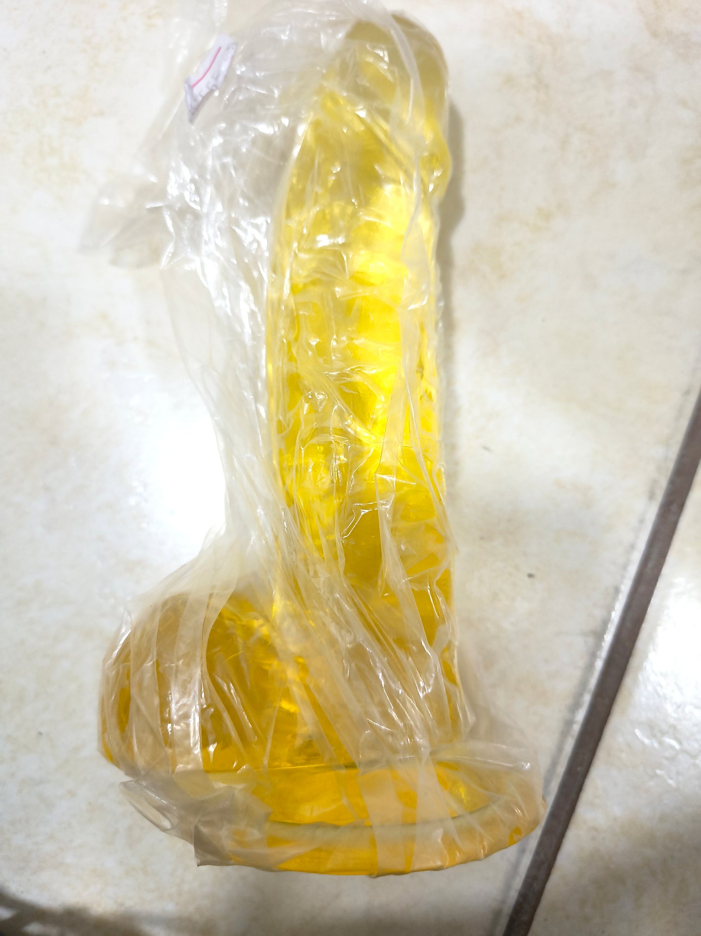 DILDO MATERIAL DE JELLY DUO SURTIDO DE COLOR  TALLA M  7 PULGADAS