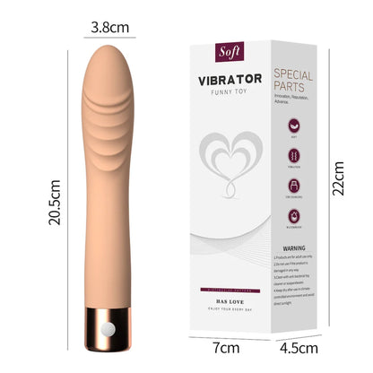 Vibrador Clásico Recargable Waterproof 20.5 cm – El Consentidor