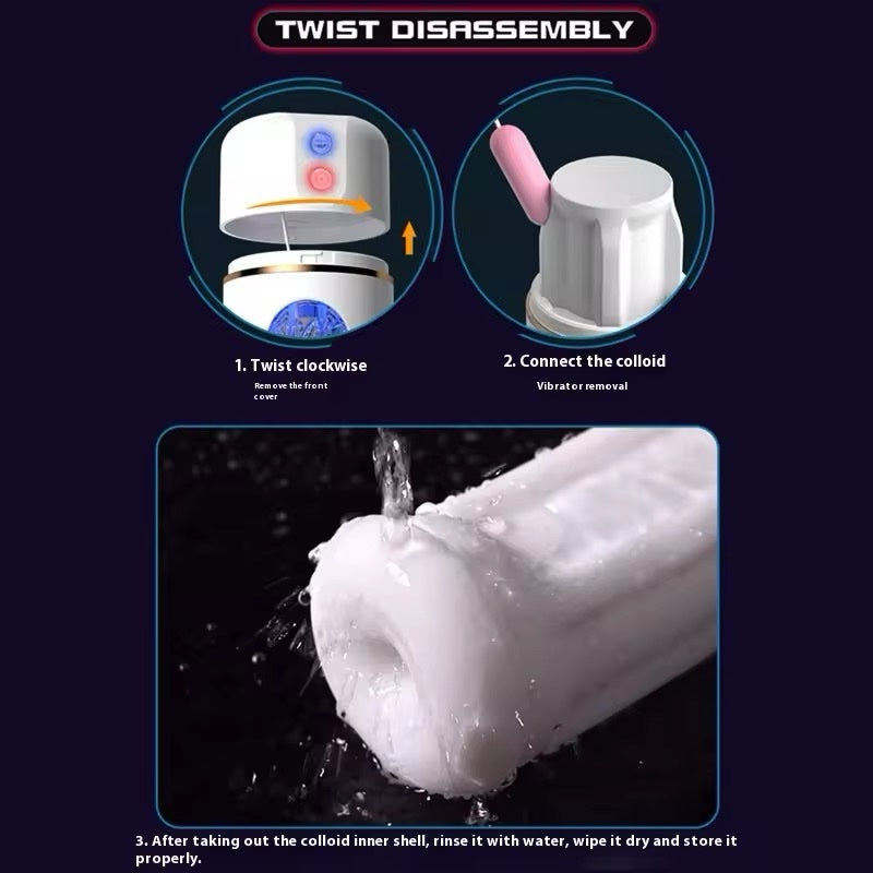 Cool Cup Masturbador Masculino Automático con Modos de Estimulación