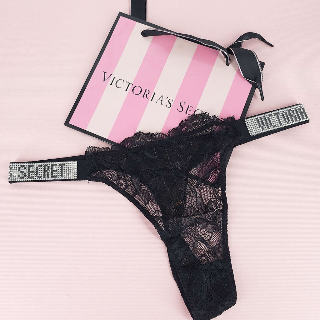 Panty Victoria's Secret tanga de blonda