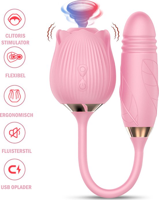 ROSA VIBRADORA Y SUCCIONADORA