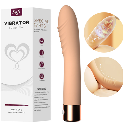 Vibrador Clásico Recargable Waterproof 20.5 cm – El Consentidor