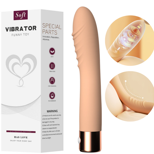 Vibrador Clásico Recargable Waterproof 20.5 cm – El Consentidor