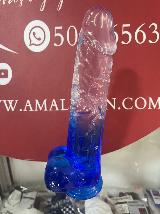 DILDO JELLY DUO SURTIDO DE COLOR TALLA L 9 PULGADAS