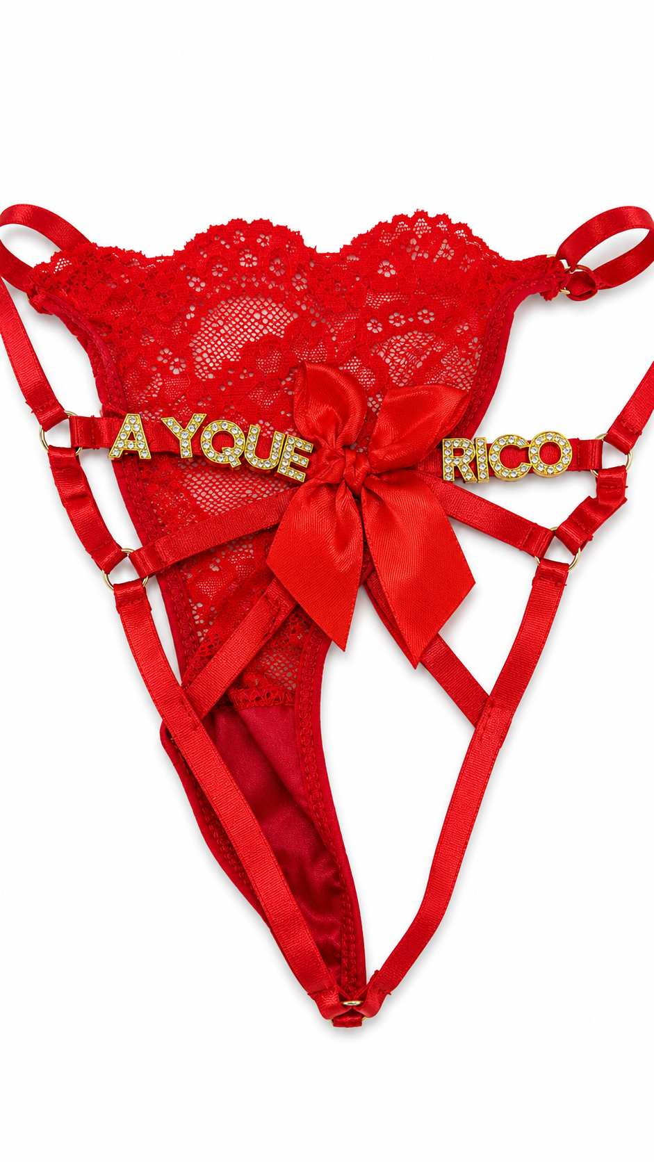 PANTY CON FRASE CALIENTE ABIERTO DEL TRASERO