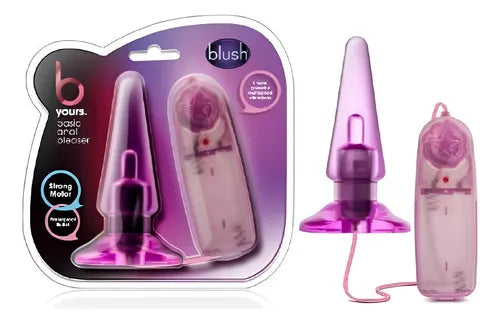 PLUG ANAL VIBRADOR DE CONTROL REMOTO ALAMBRICO