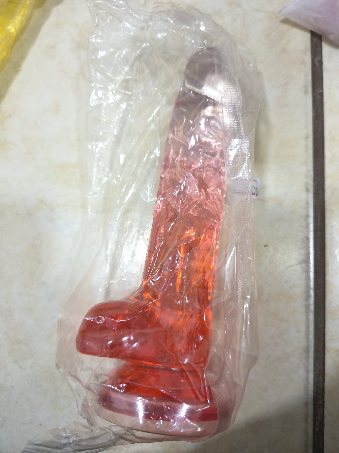 DILDO MATERIAL DE JELLY DUO SURTIDO DE COLOR  TALLA M  7 PULGADAS