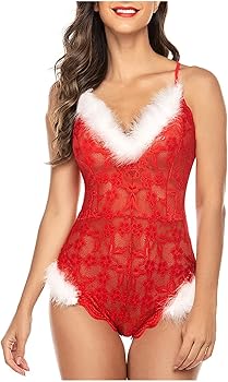 LENCERIA BODY NAVIDAD UNITALLA