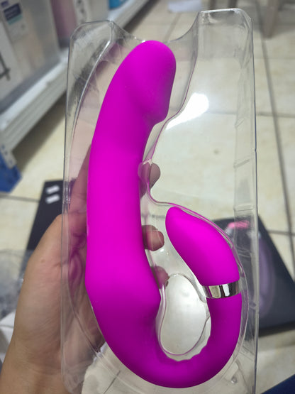 VIBRADOR ESTIMULADOR PUNTO G Y DOBLE PENETRACION