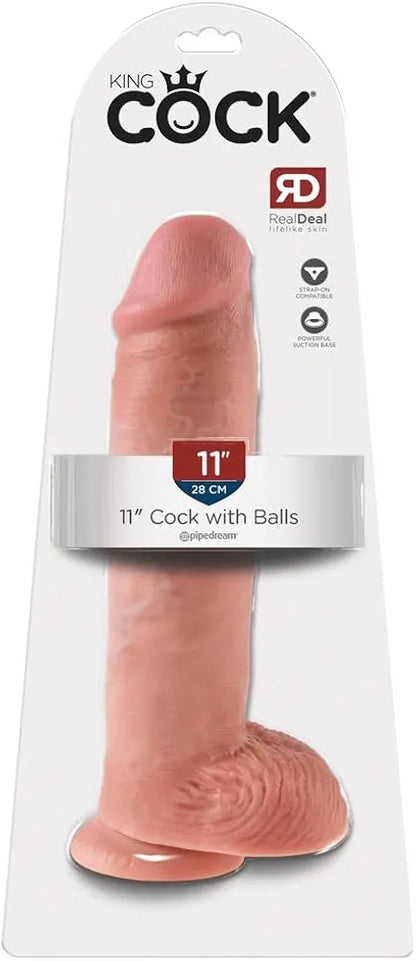 DILDO DE 11 PULGADAS KING COCK