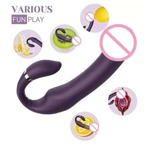 VIBRADOR ESTIMULADOR PUNTO G Y DOBLE PENETRACION