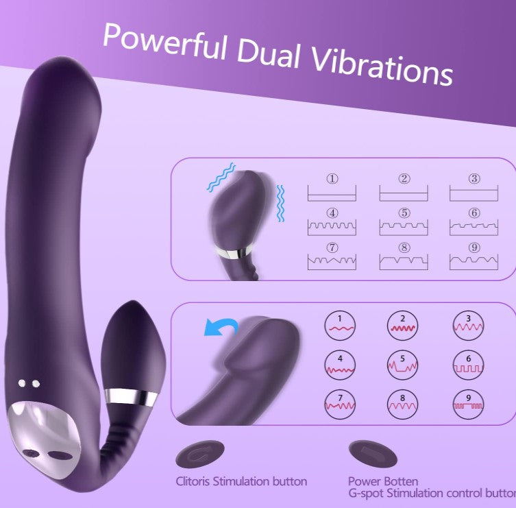 VIBRADOR ESTIMULADOR PUNTO G Y DOBLE PENETRACION