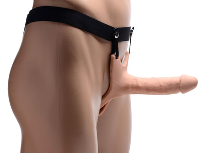 🖤 ARNES CON DILDO HUECO PREMIUN – AUMENTA TAMAÑO, PLACER Y CONFIANZA